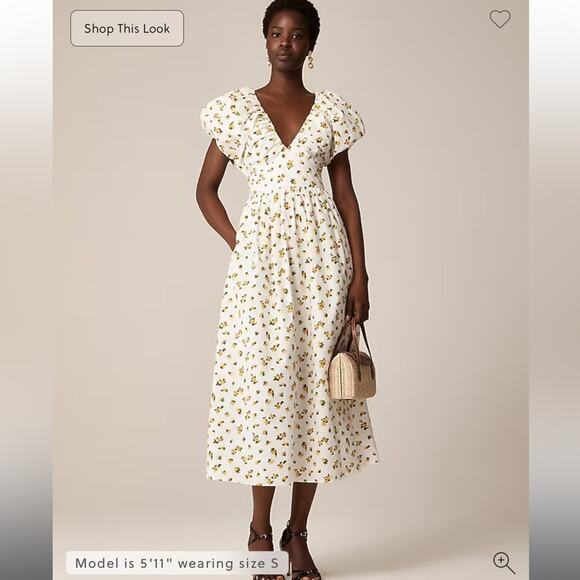 J. Crew Dresses & Skirts - J Crew Cecily dress in budding rose print floral Sundress